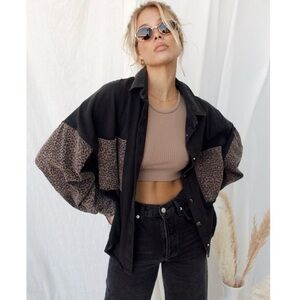 12th Tribe | Lennon Washed Black Jacket